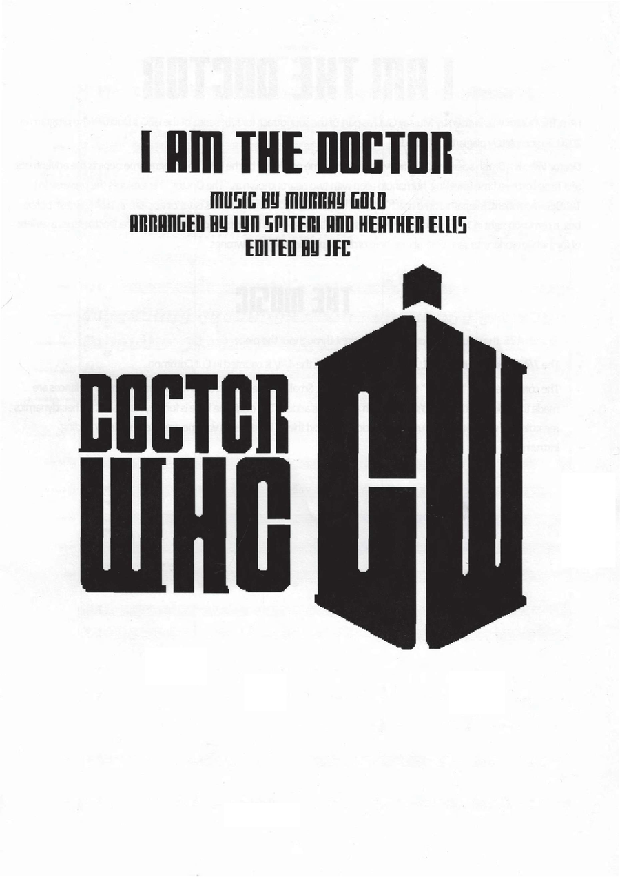 I Am The Doctor I Am The Doctor Concert Band scores gallery preview page 1