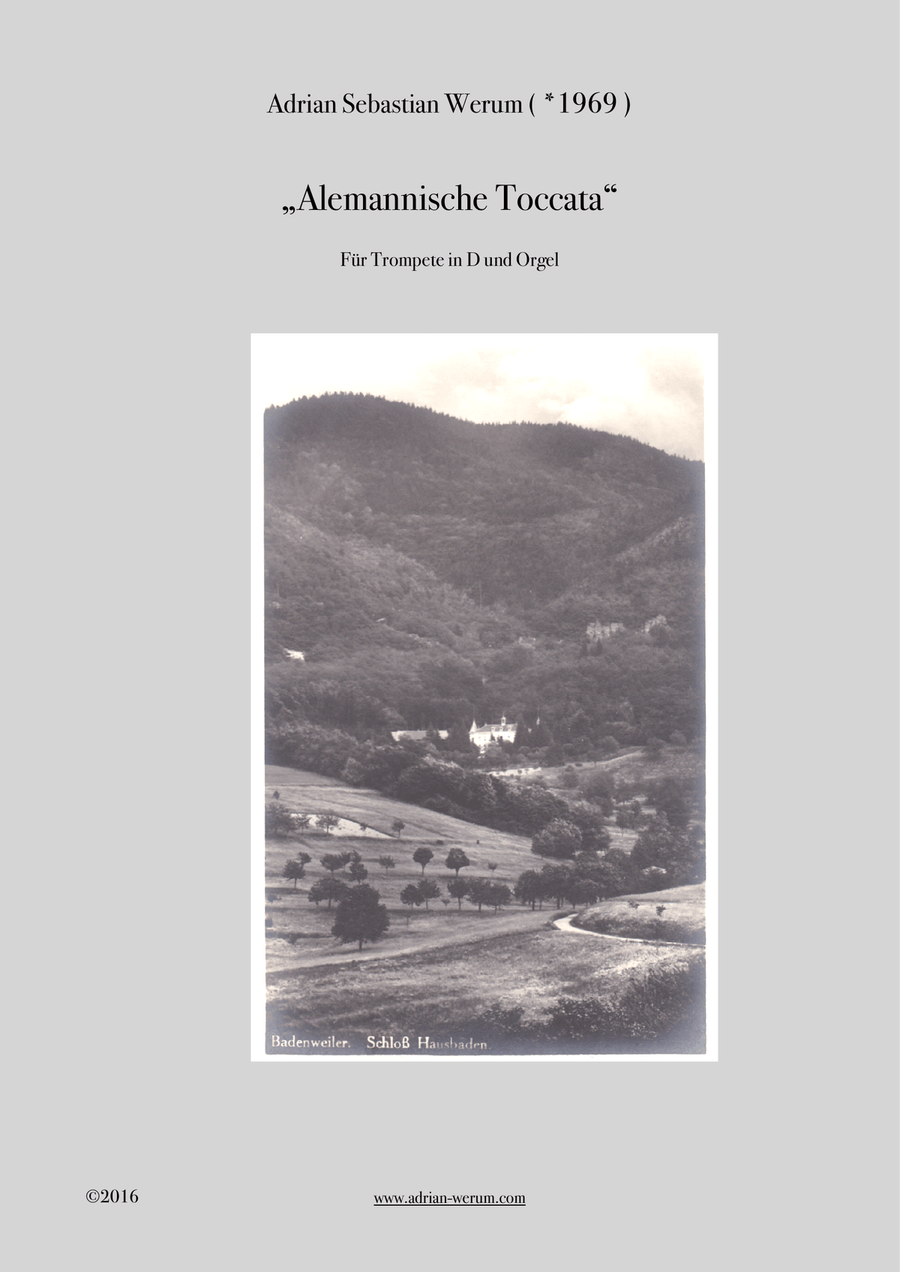 Alemannische Toccata ( Alemannic Toccata ) Trumpet Solo scores gallery preview page 1
