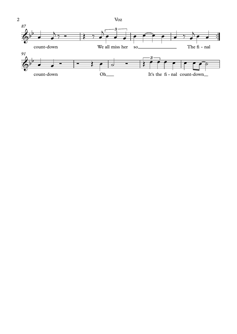 Final Countdown Final Countdown Jazz Ensemble scores gallery preview page 2