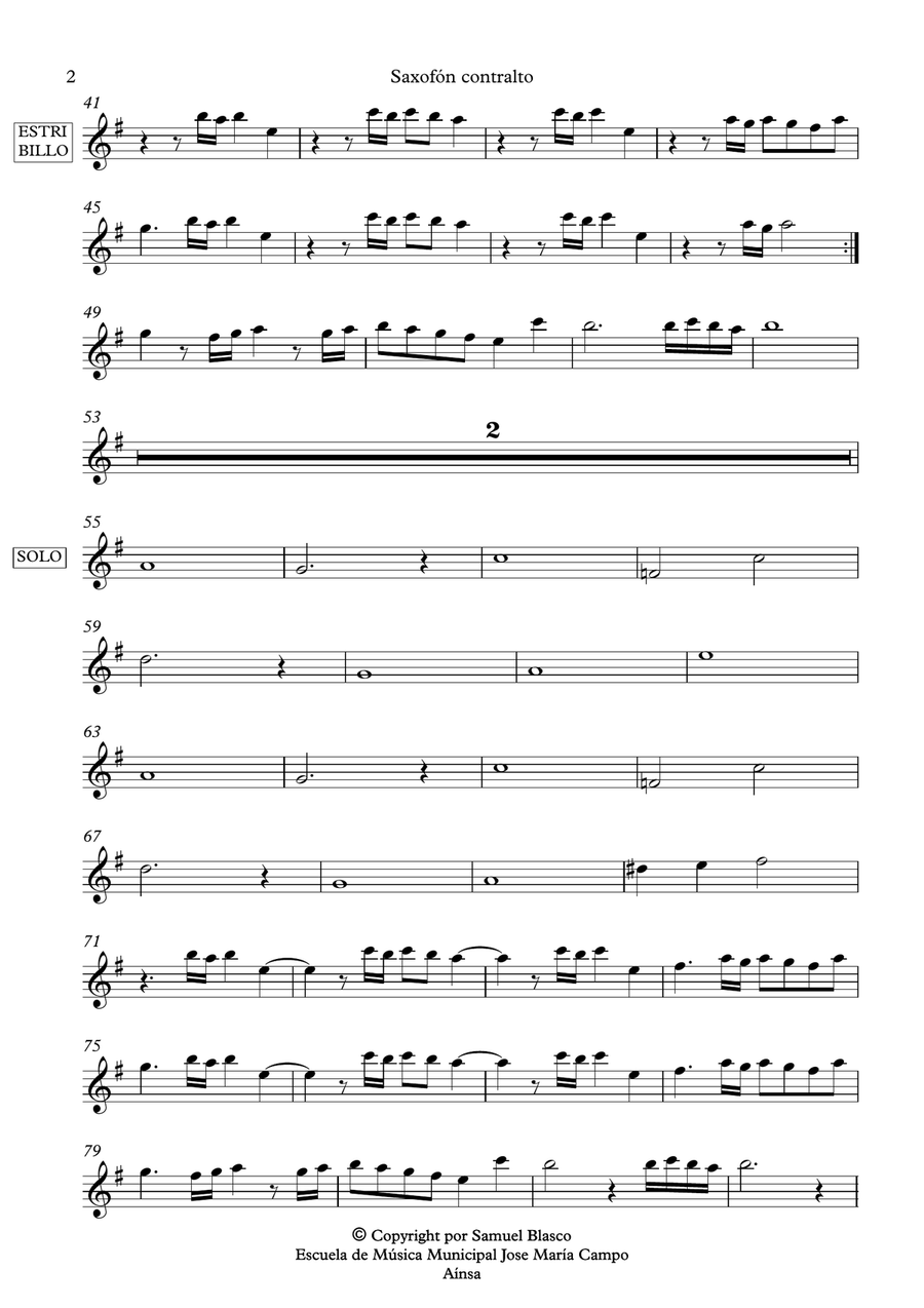Final Countdown Final Countdown Jazz Ensemble scores gallery preview page 4