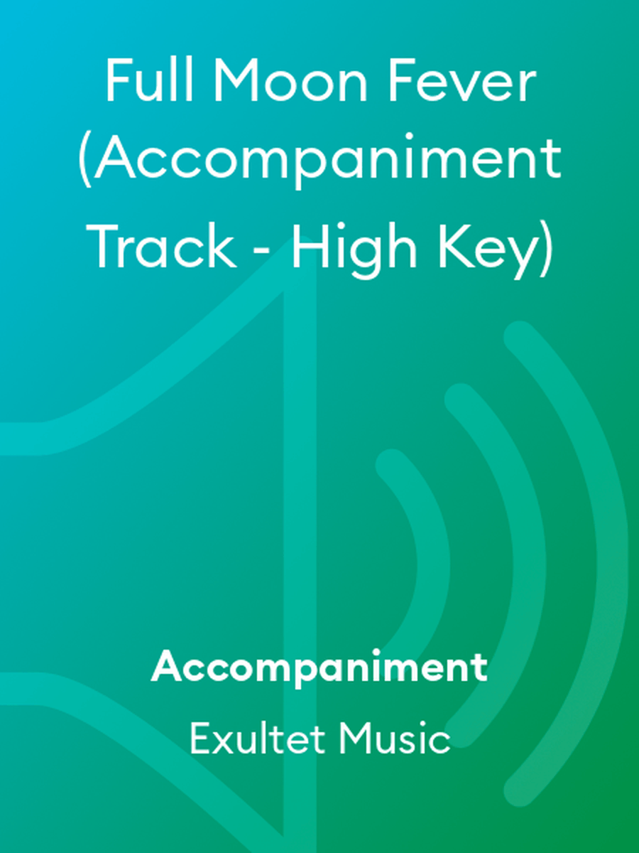 Full Moon Fever (Accompaniment Track - High Key) Alto Saxophone scores gallery preview page 1