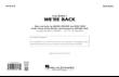 We're Back (from Moana 2) (arr. Matt Conaway) - Conductor Score (Full Score)