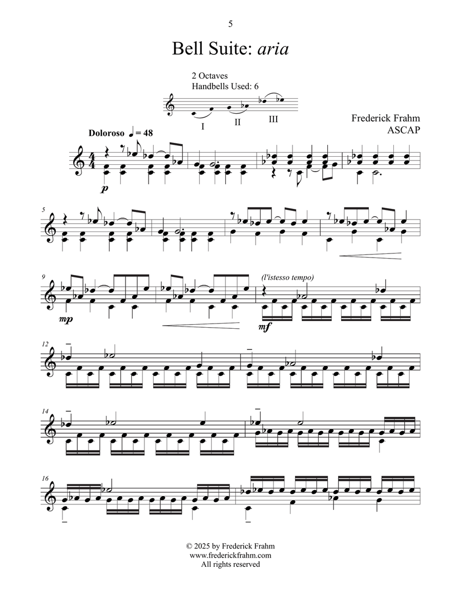 Bell Suite Bell Suite Handbell Choir scores gallery preview page 5