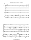 Jesus Christ Was Born (Choir & Piano)