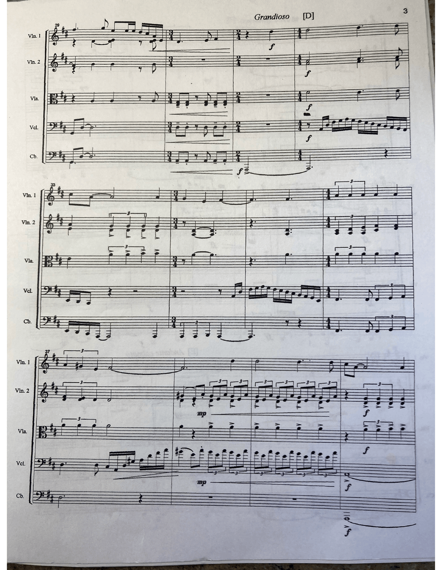 The Lord is My Shepherd - Score Only String Orchestra scores gallery preview page 4