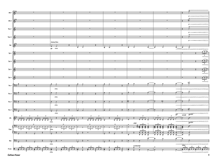 Gallows Humor Gallows Humor Jazz Ensemble scores gallery preview page 3