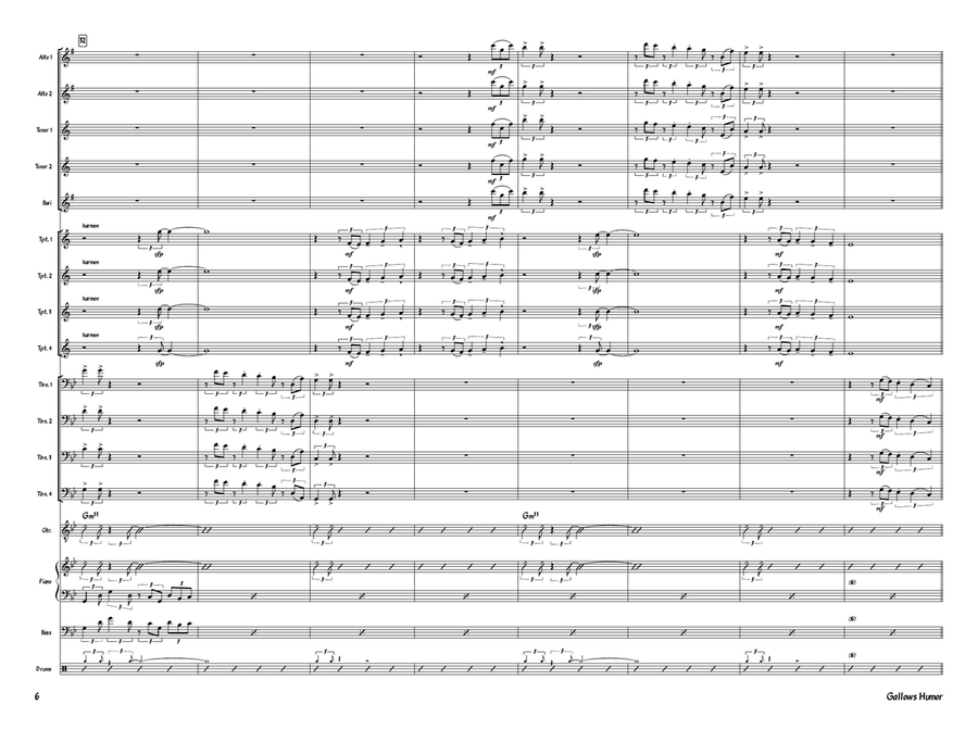 Gallows Humor Gallows Humor Jazz Ensemble scores gallery preview page 6