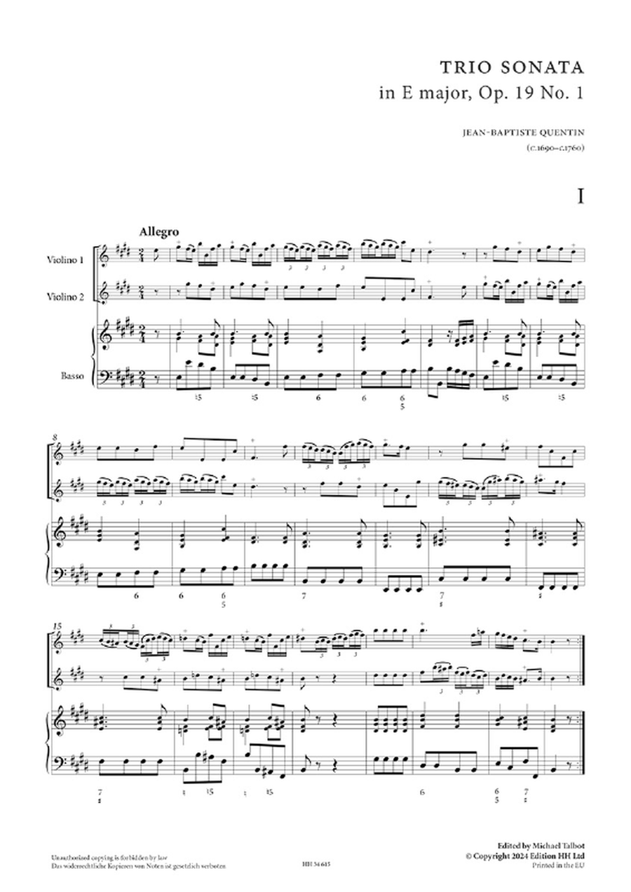 Six trio sonatas Op. 19 vol. 1 Cello scores gallery preview page 2