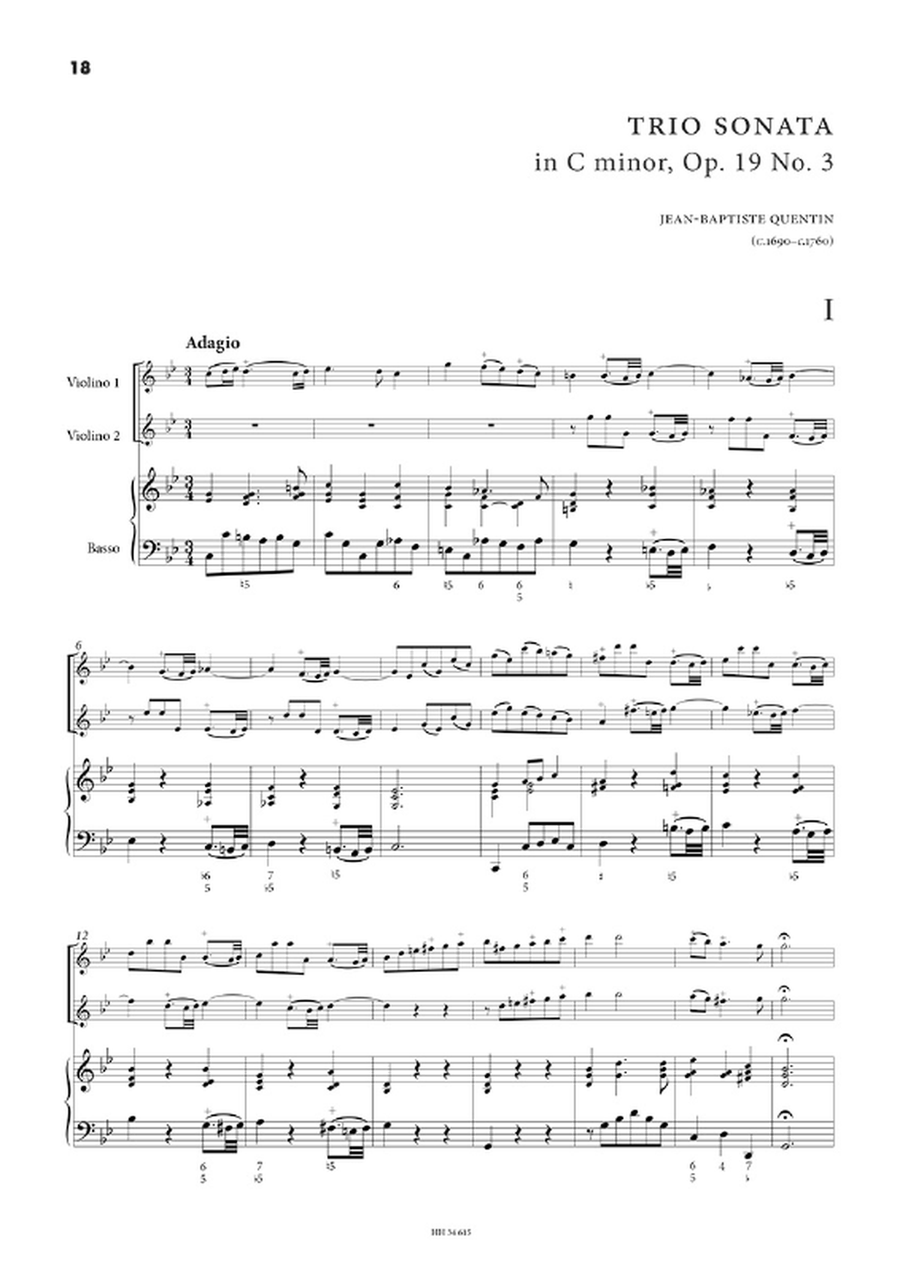 Six trio sonatas Op. 19 vol. 1 Cello scores gallery preview page 4
