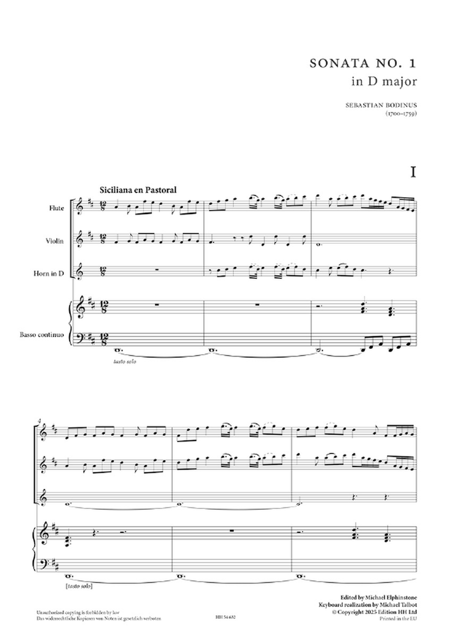 Three quartet sonatas Three quartet sonatas Flute scores gallery preview page 2