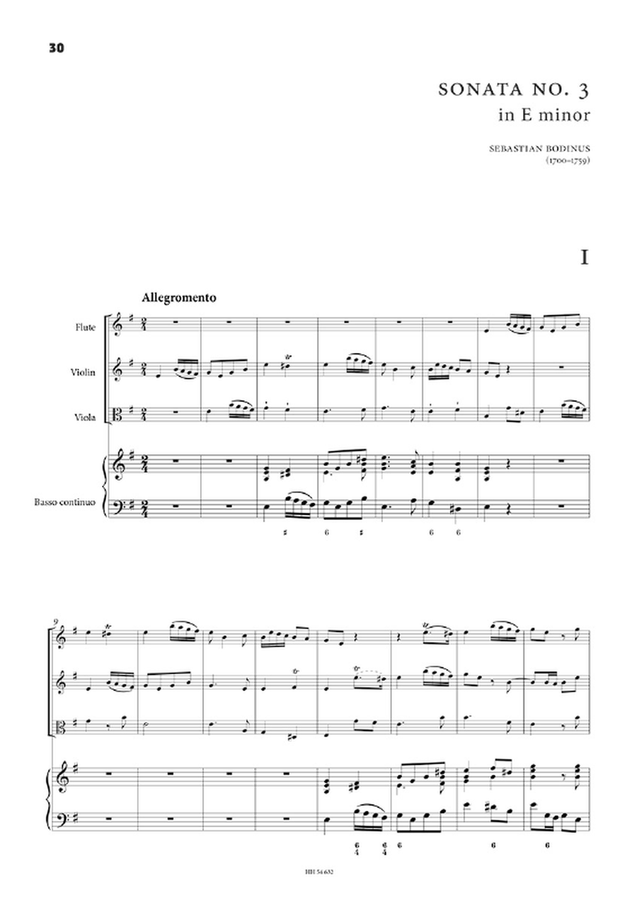Three quartet sonatas Three quartet sonatas Flute scores gallery preview page 4