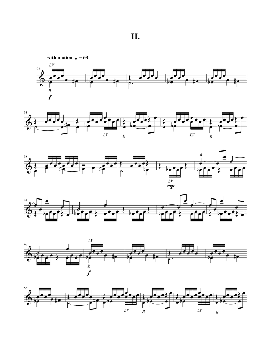 Sonatina for Bells Sonatina for Bells Handbell Choir scores gallery preview page 2