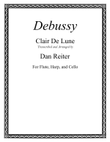 Clair De Lune for harp, flute, and cello