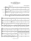Six German Dances for Woodwind Quartet
