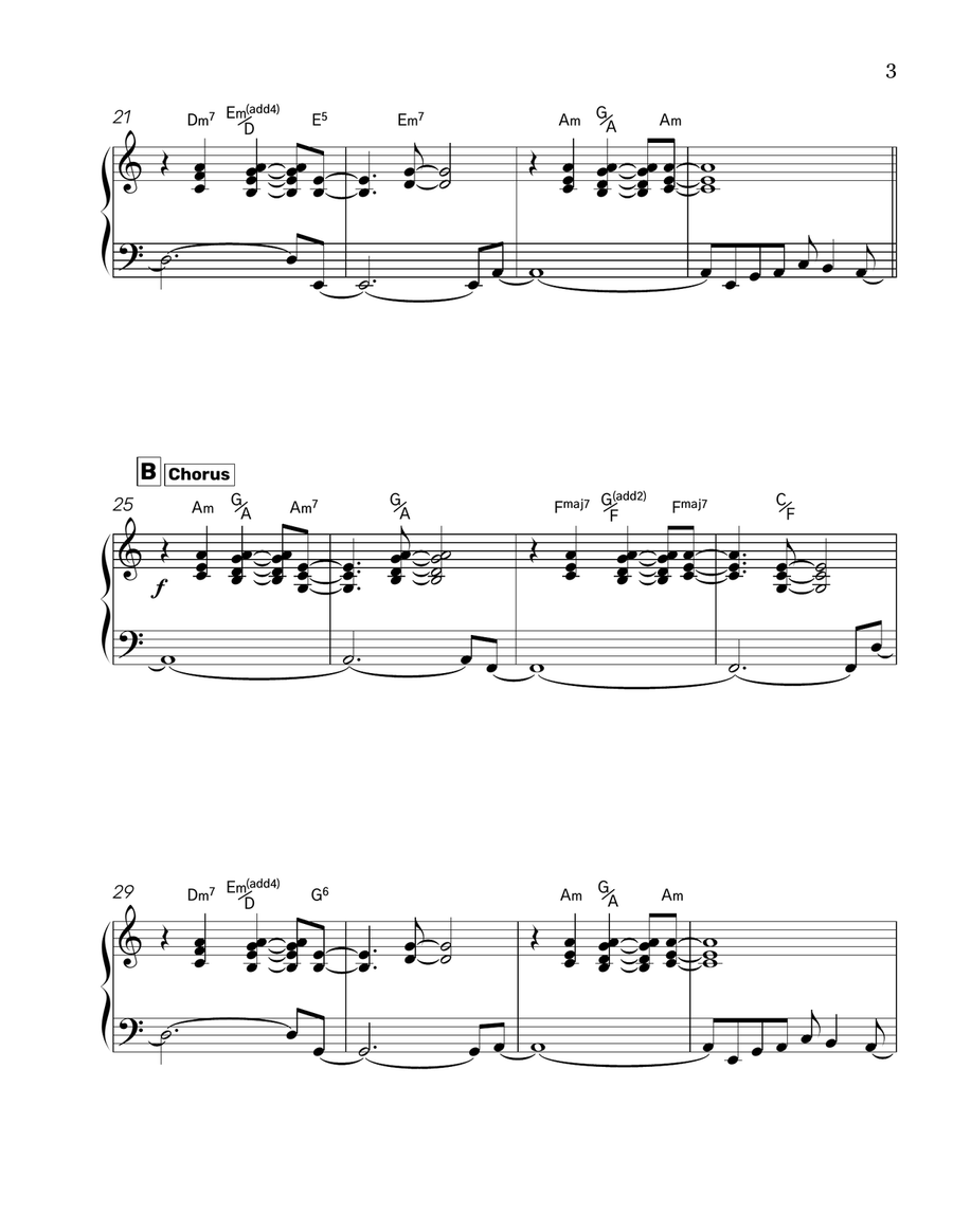 Who's Crying Now Piano Solo scores gallery preview page 3
