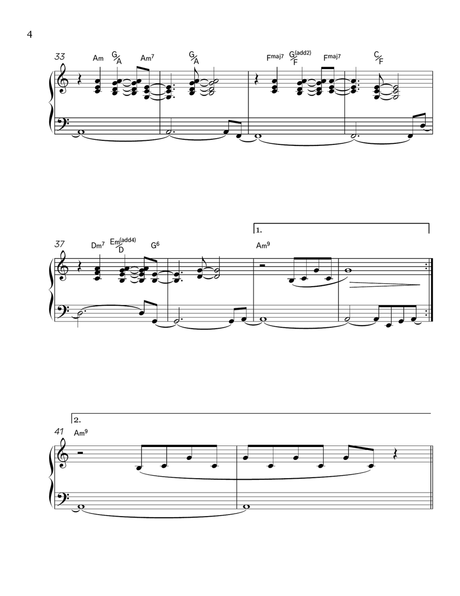 Who's Crying Now Piano Solo scores gallery preview page 4