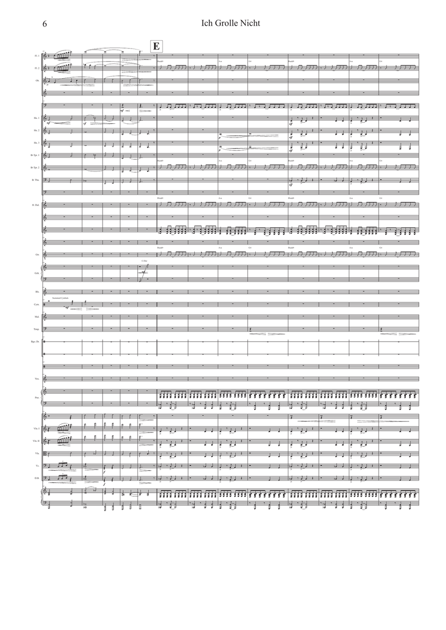 Ich grolle nicht / I won't complain Full Orchestra scores gallery preview page 6