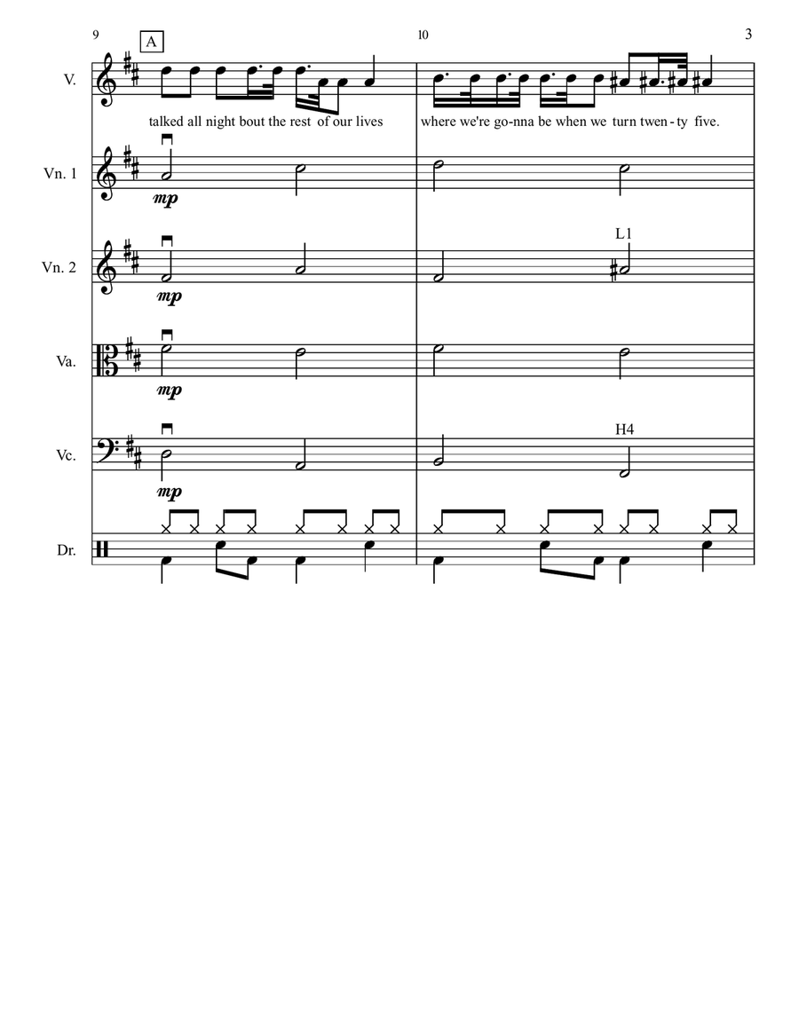 Graduation (Friends Forever) String Orchestra scores gallery preview page 3