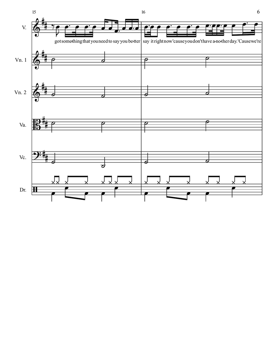 Graduation (Friends Forever) String Orchestra scores gallery preview page 6