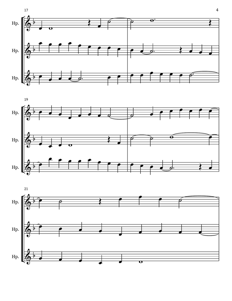 Prayerful Musing 75 Small Ensemble scores gallery preview page 4