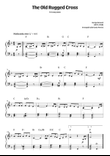 The Old Rugged Cross (easy piano in F major – clean with chords)