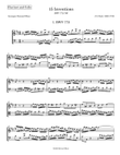 15 Inventions - BWV 772-786