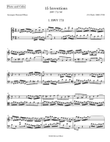 15 Inventions - BWV 772-786