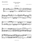 15 Inventions - BWV 772-786