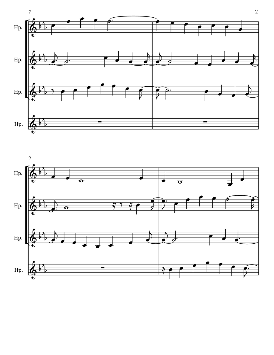 Prayerful Musing 76 Prayerful Musing 76 Small Ensemble scores gallery preview page 2