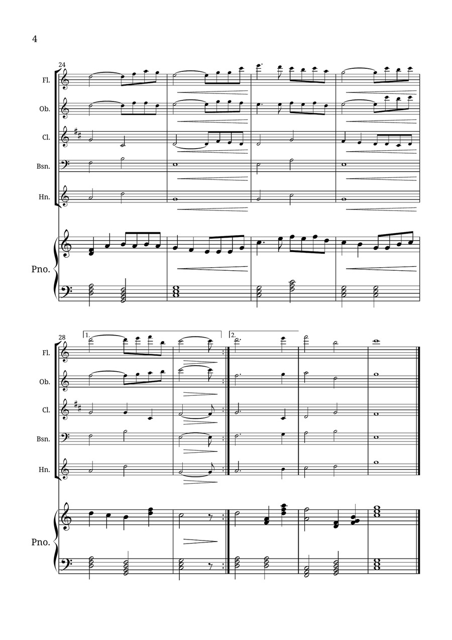How Great Thou Art Small Ensemble scores gallery preview page 4