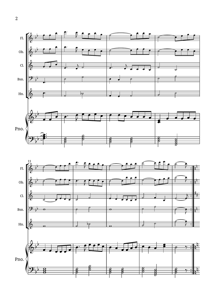 How Great Thou Art Small Ensemble scores gallery preview page 2
