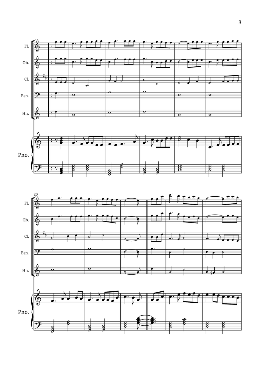 How Great Thou Art Small Ensemble scores gallery preview page 3
