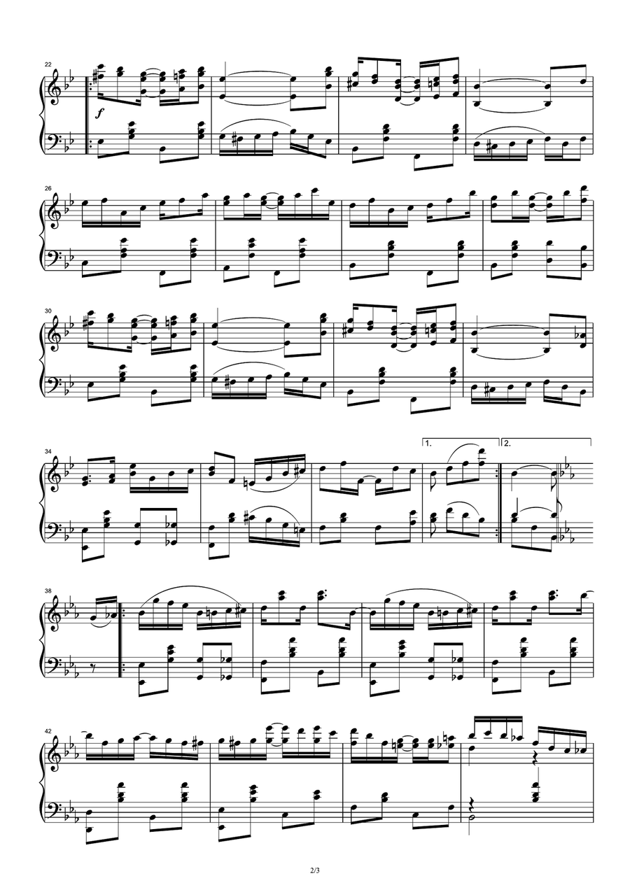 Palm Leaf Rag - Scott Joplin Piano Solo scores gallery preview page 2
