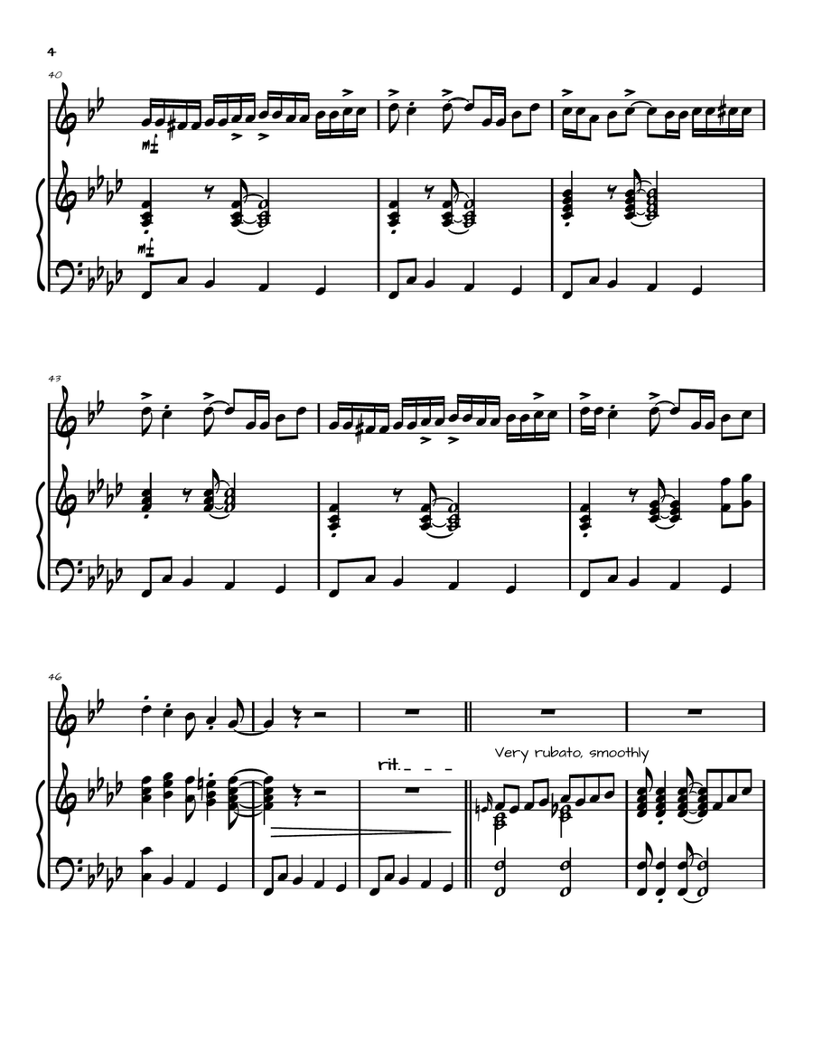 Battle of Jericho Battle of Jericho B-Flat Trumpet scores gallery preview page 4