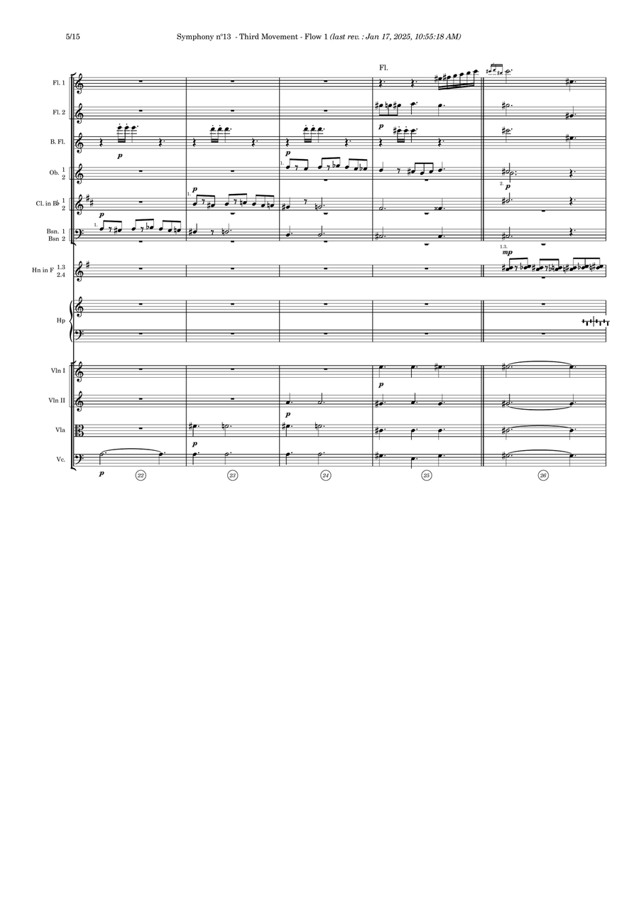Symphony nº13 (third movement) Full Orchestra scores gallery preview page 5