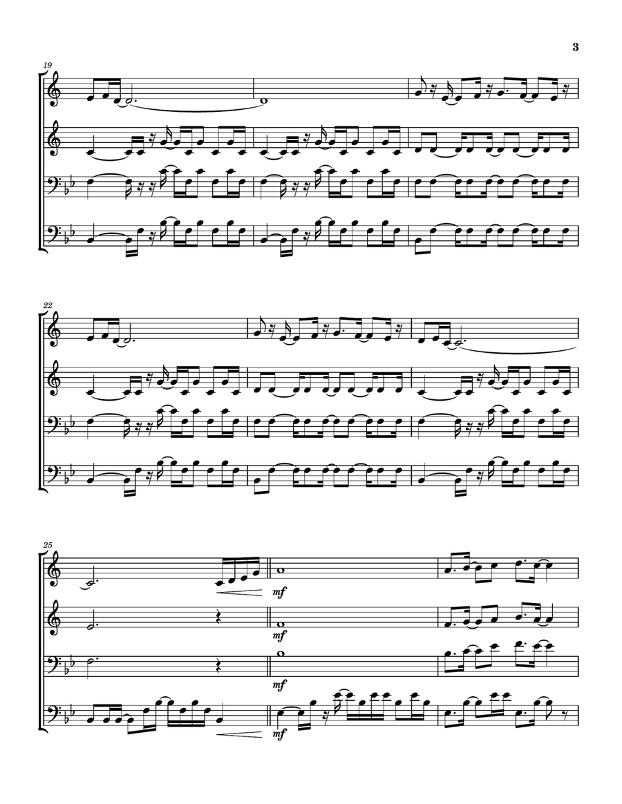 Bellavia Brass Quartet scores gallery preview page 4