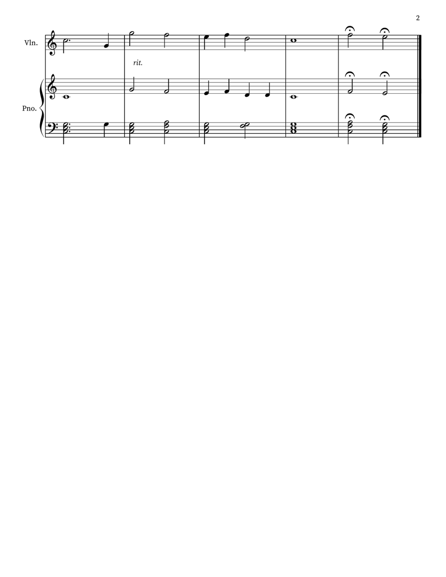 All Hail the Power of Jesus' Name Violin & Piano Violin Solo scores gallery preview page 2