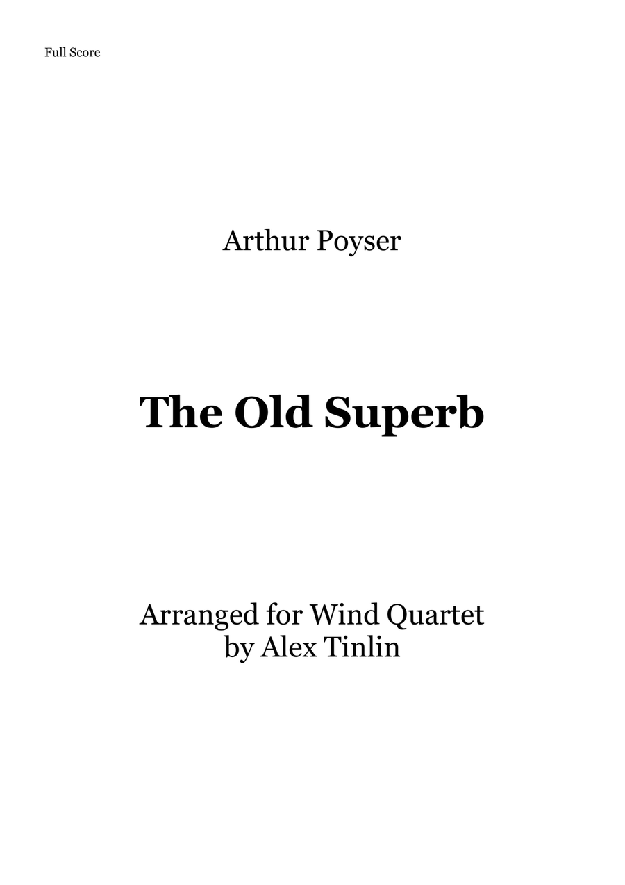 The Old Superb The Old Superb Woodwind Quartet scores gallery preview page 1