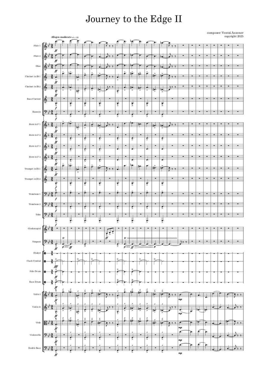 Journey to the Edge II Full Orchestra scores gallery preview page 3