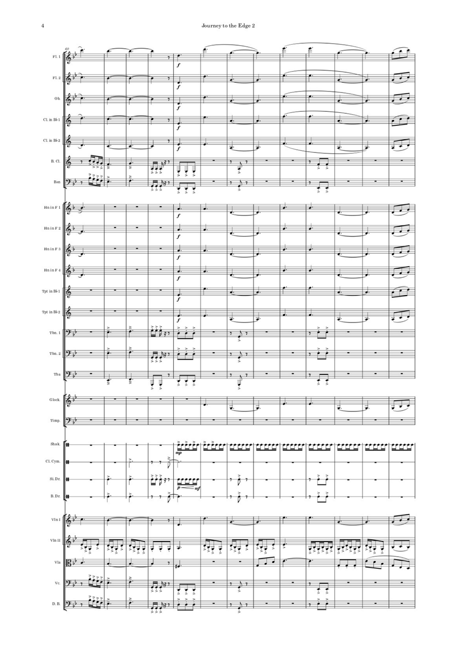 Journey to the Edge II Full Orchestra scores gallery preview page 6
