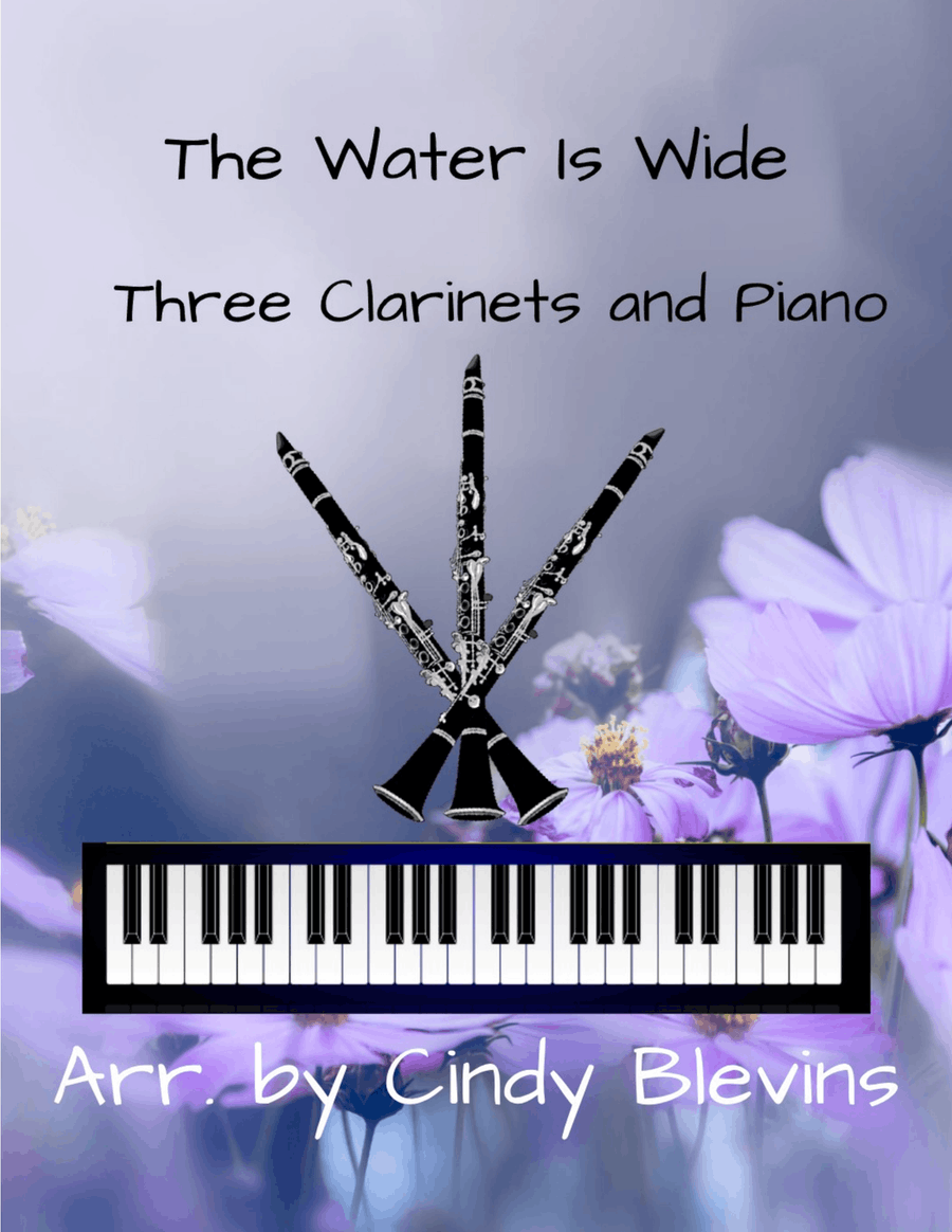 The Water Is Wide, for Three Clarinets and Piano Small Ensemble scores gallery preview page 1