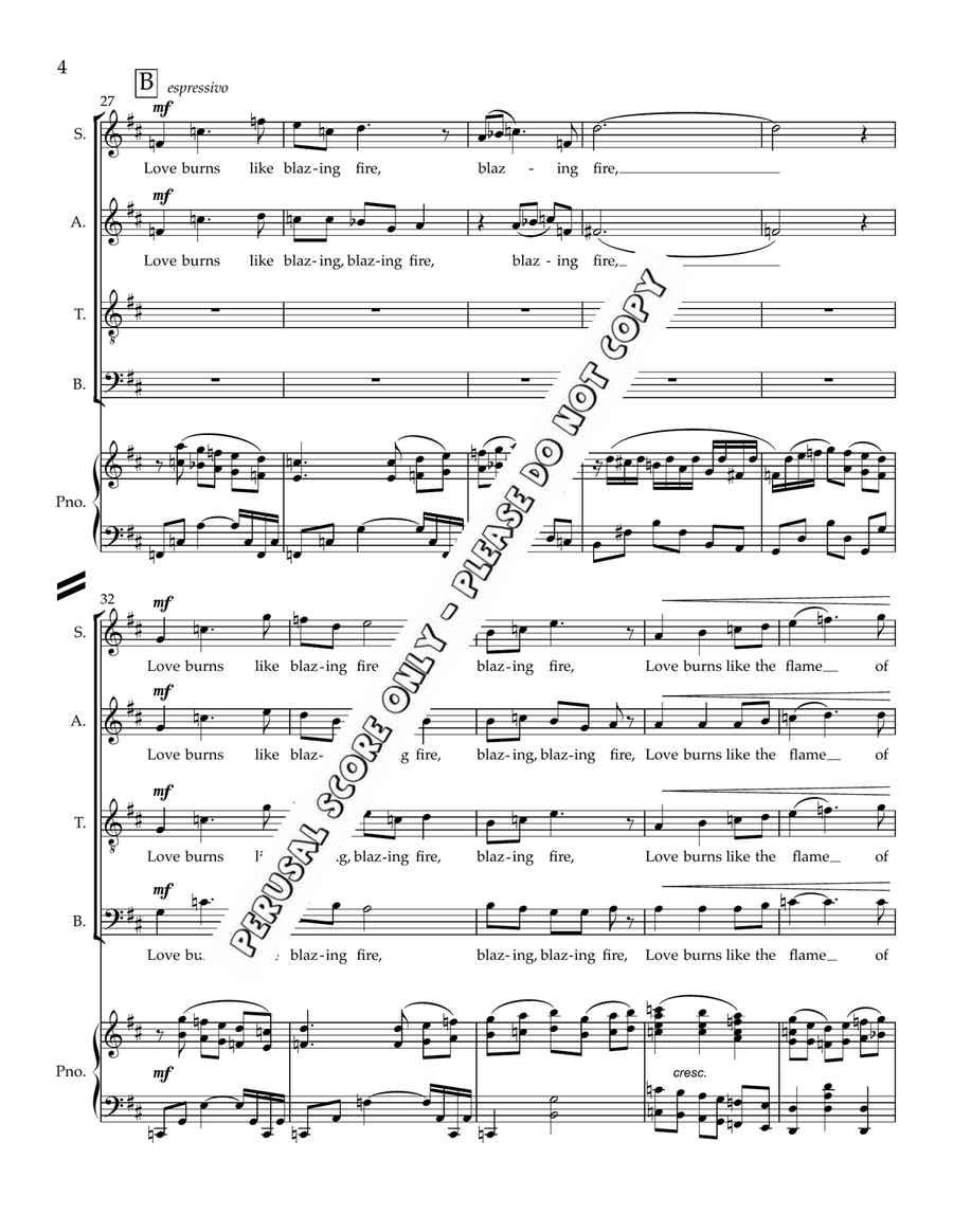 Set Me As A Seal Upon Set Me As A Seal Upon 4-Part scores gallery preview page 4