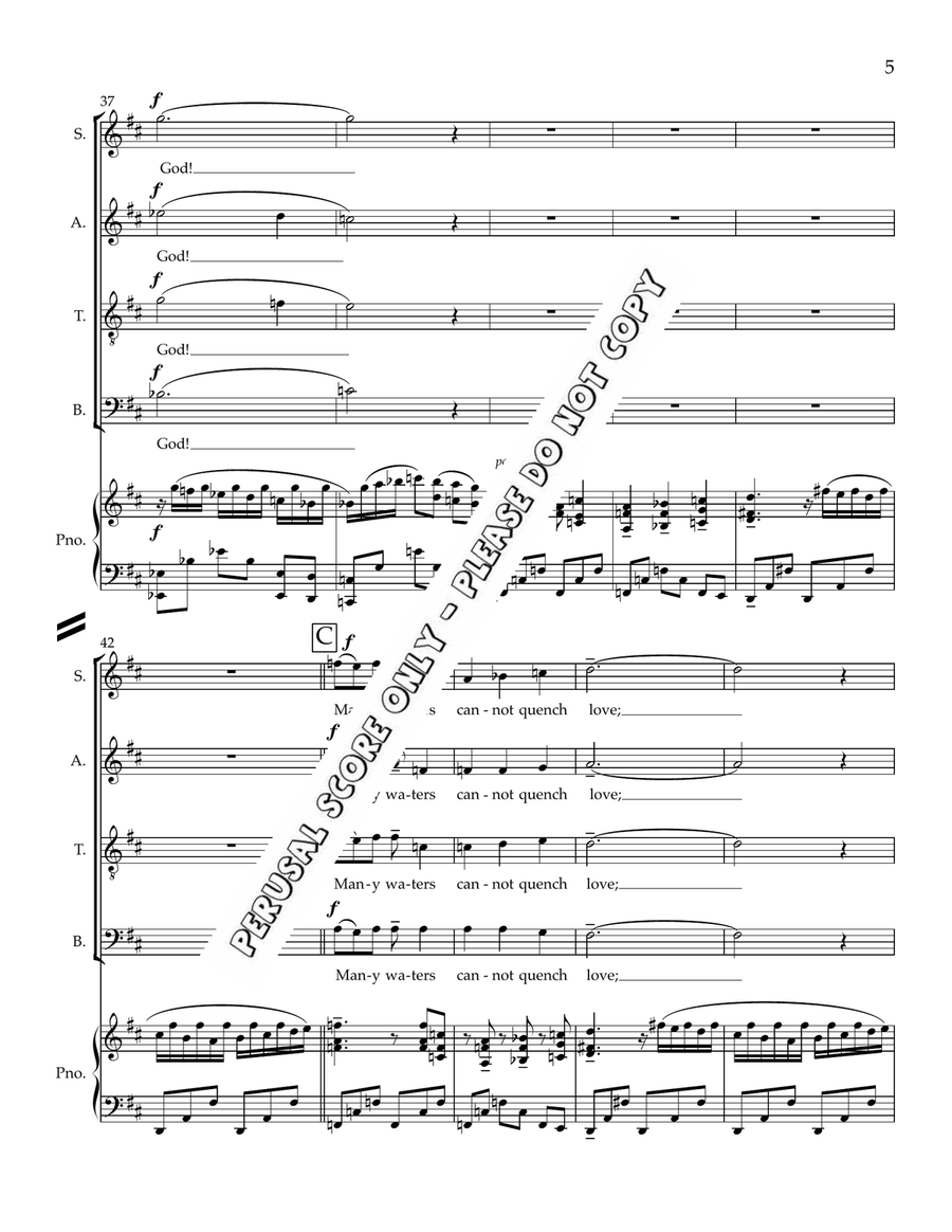 Set Me As A Seal Upon Set Me As A Seal Upon 4-Part scores gallery preview page 5