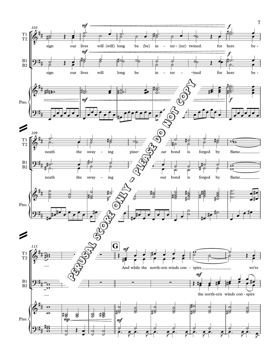 The Grace Of Light TTBB - Sheet Music page 7