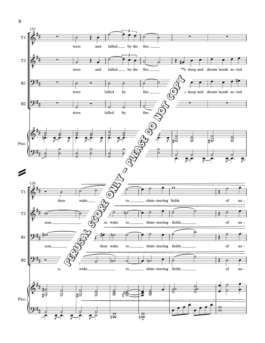 The Grace Of Light TTBB - Sheet Music page 8