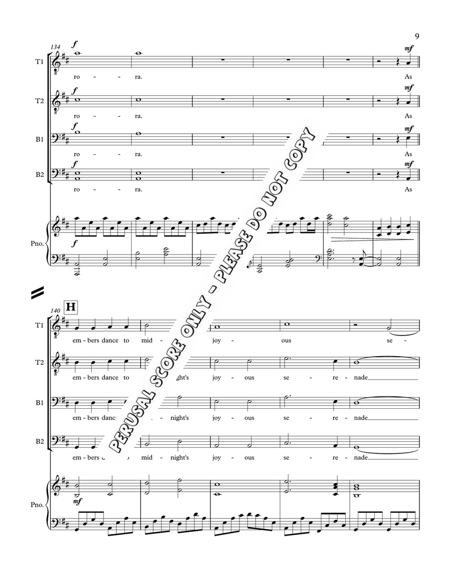 The Grace Of Light TTBB - Sheet Music page 9