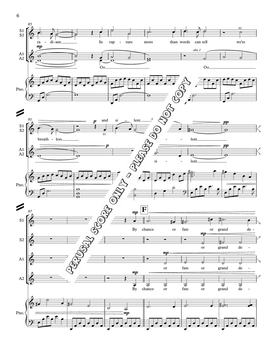 The Grace Of Light SSAA - Sheet Music page 6