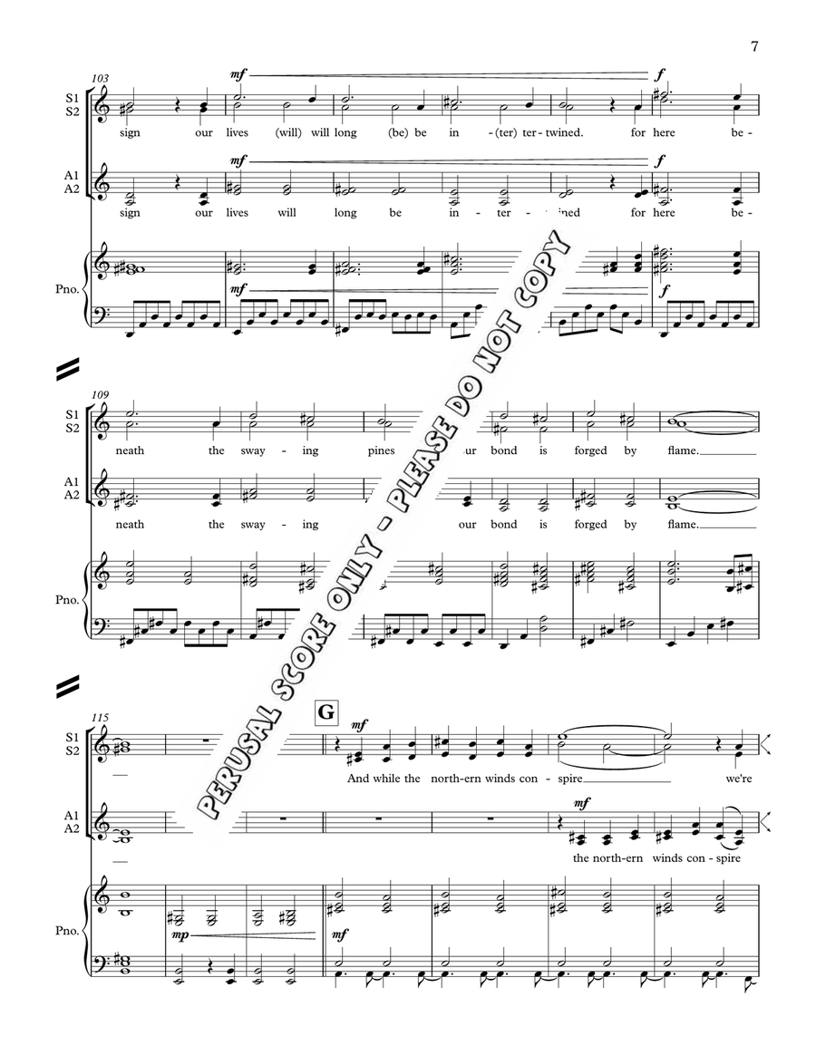 The Grace Of Light SSAA - Sheet Music page 7
