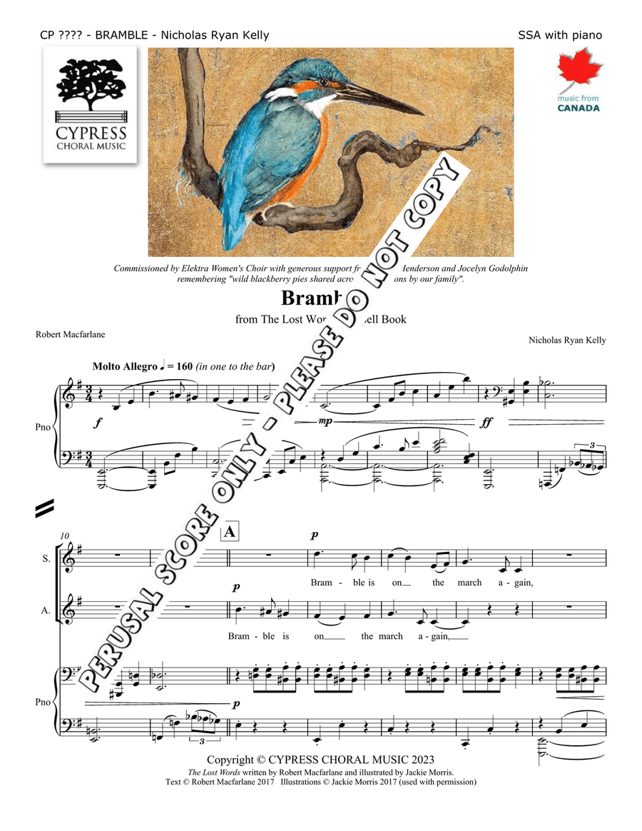 Bramble SSA - Sheet Music page 2