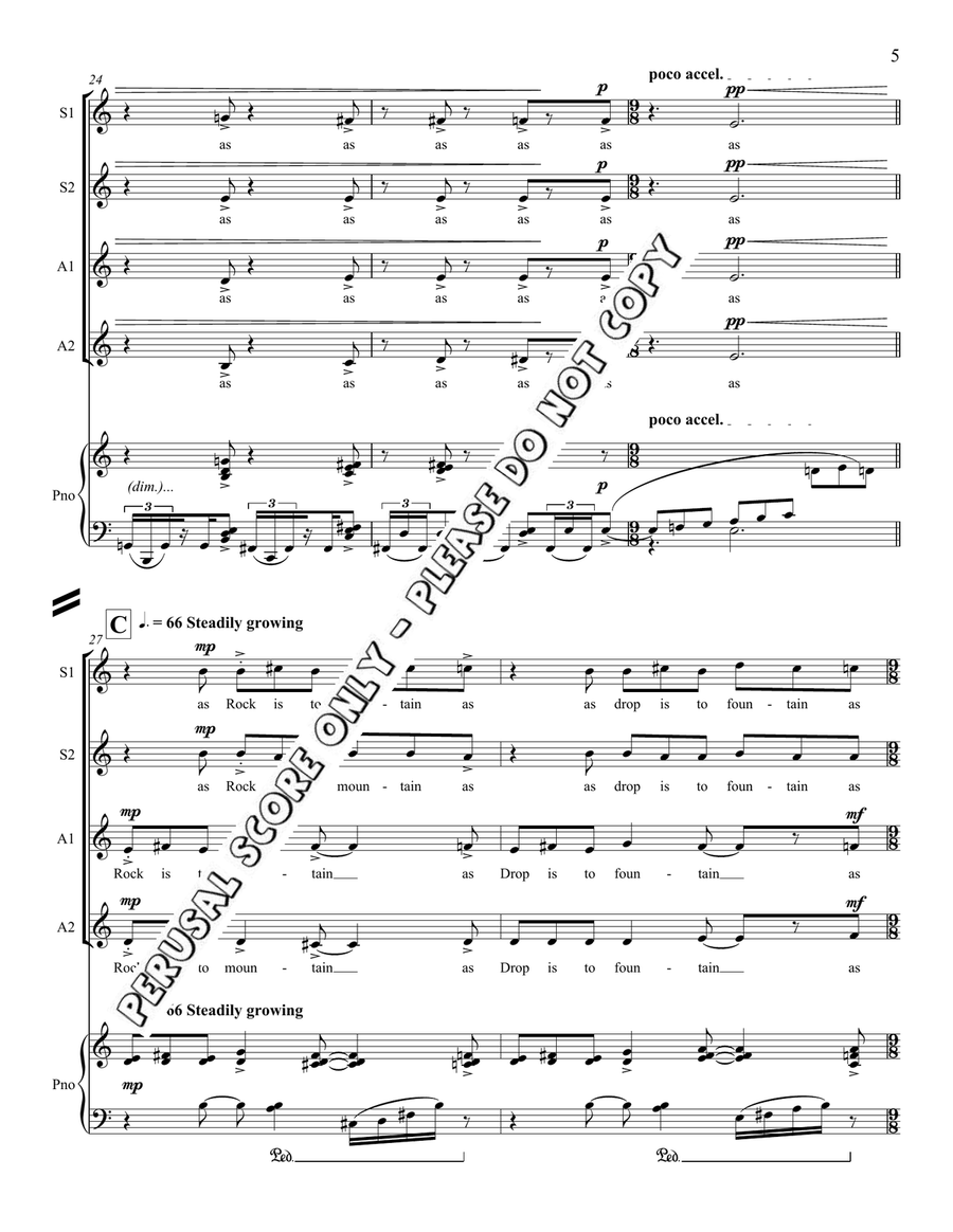 Acorn SSAA - Sheet Music page 6